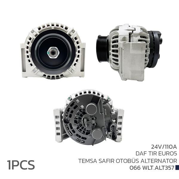 ALTERNATÖR (SARJ DİNAMOSU) 24V 110A DAF TIR EURO5 TEMSA SAFİR OTOBÜS