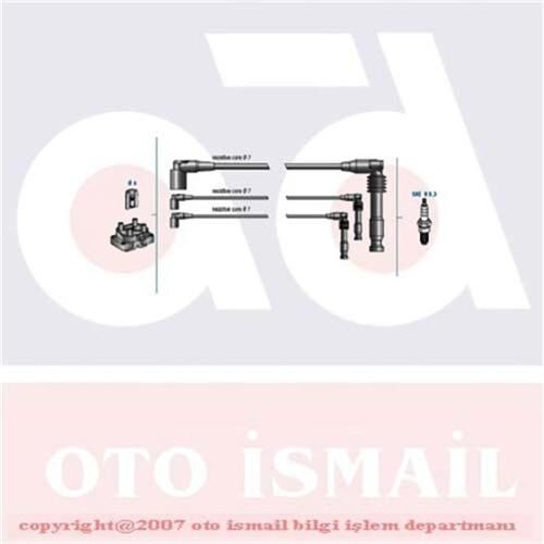 BUJİ KABLO TK OMEGA B V6 96=> ECOTEC  1-3-5