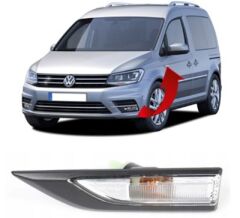 ÇAMURLUK SİNYALİ SİYAH SOL AMPÜLLÜ DUYLU CADDY 2016-2020