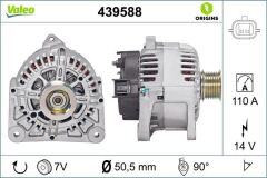 ALTERNATÖR 110A MGN II-SCENIC II 1.9 DCI (05-08) (F9Q.8.03/F) AC+