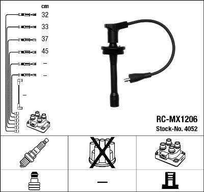 RC-MX1206 ATEŞLEME KABLOSU