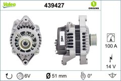 ALTERNATÖR 12V 100Ah. ASTRA F-G(91-98)-VECTRA A-B (88-02) 1.6i-1.8i-2.0-CORSA B (93-00) 1.4i-1.6i