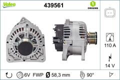 ALTERNATÖR 14V 110A RENAULT CLIO II 01> KANGOO 01> MEGANE II 02> SCENIC II 02> LOGAN 06> DUSTER 10> SANDERO 08> 1.5dCi 1.6