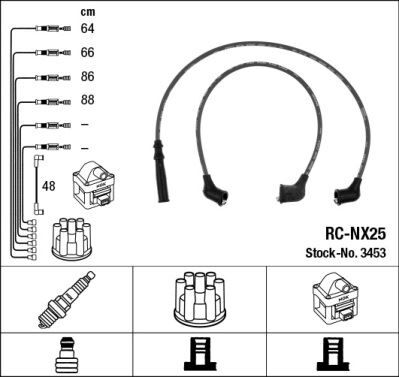 RC-NX25 ATEŞLEME KABLOSU