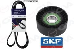 ALTERNATÖR GERGİ KİTİ KÜTÜKSÜZ CLIO II - MEGANE II 1.4-1.6 16V-1.5 DCİ - MODUS (AC+) K015PK1200