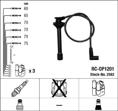 RC-OP1201 ATEŞLEME KABLOSU
