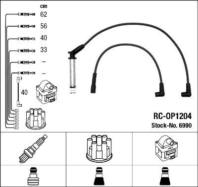 RC-OP1204 ATEŞLEME KABLOSU