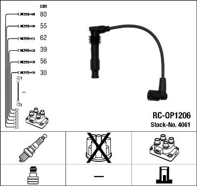 RC-OP1206 ATEŞLEME KABLOSU