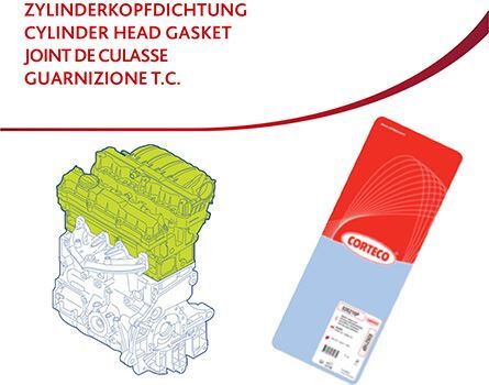 CONTA SİLİNDİR KAPAĞI GK_CH BMW B46 MLS 0.7M Gasket. cylinder head