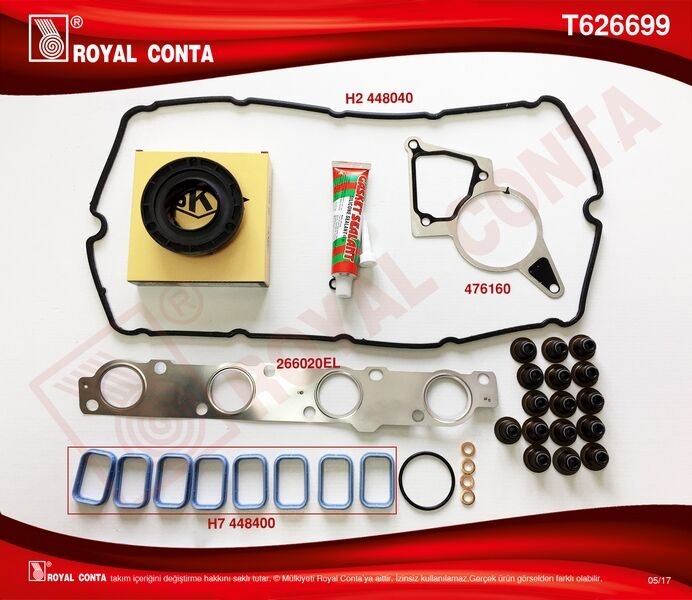 ÜST TAKIM CONTA (SKT KEÇE+REINZ SUBAP LAS+SKC`SİZ) BOXER-JUMPER 2.2 HDİ 100/120 (P22DTE) (Euro4)