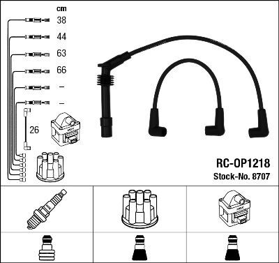 RC-OP1218 ATEŞLEME KABLOSU