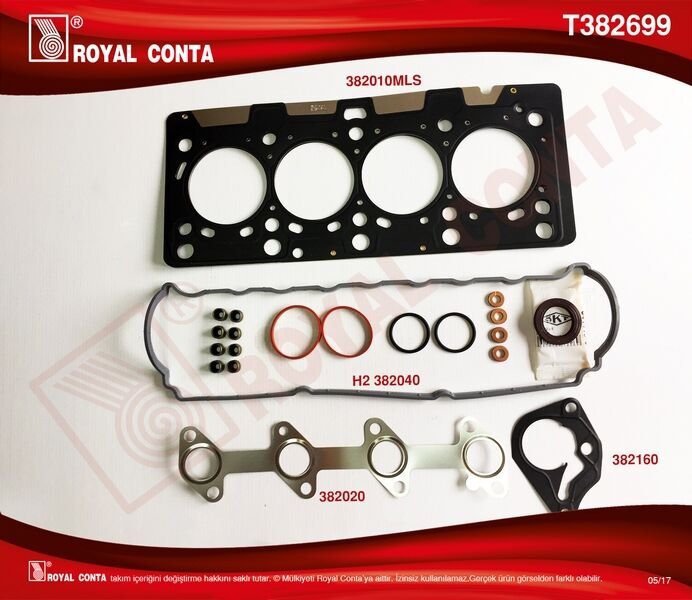 ÜST TAKIM CONTA (SKT KEÇELİ/SUB.LASTİKLİ) CLIO-MGN 1.5 DCİ