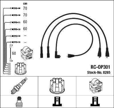 RC-OP301 ATEŞLEME KABLOSU