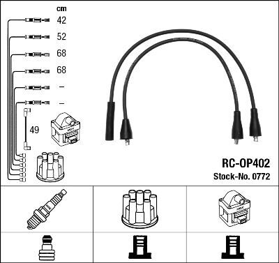RC-OP402 ATEŞLEME KABLOSU