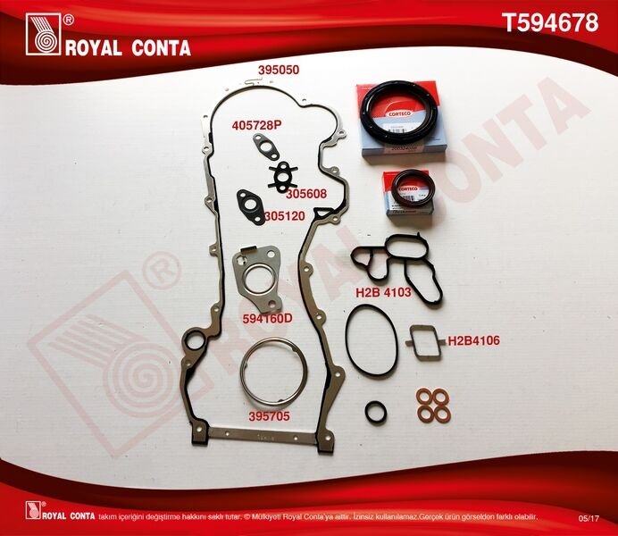 ALT TAKIM CONTASI (CORTECO KEÇELİ) DOBLO-PUNTO-500 1.3MTJ 10>(199.A3/A9/B1/B4-223.A9