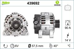 ALTERNATÖR 14V 90A BIPPER-NEMO-P206-P406-PARTNER-PARTNER TEPEE-BERLINGO-XSARA-C5-JUMPY (TU1JP)