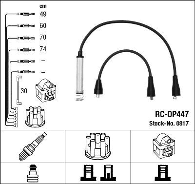 RC-OP447 ATEŞLEME KABLOSU