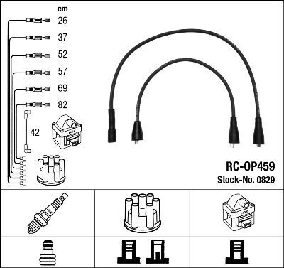 RC-OP459 ATEŞLEME KABLOSU