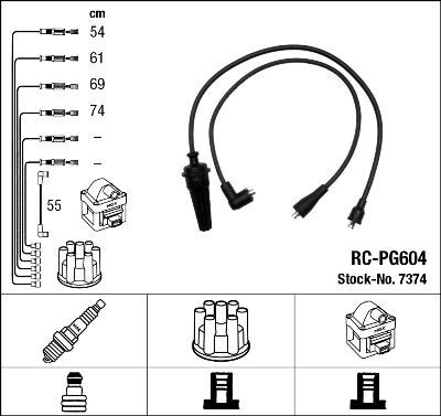 RC-PG604 ATEŞLEME KABLOSU