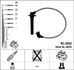 BUJİ KABLOSU MAZDA 323 LANTIS 1.8L BP DOHC 99-01 (RC-ZX52)