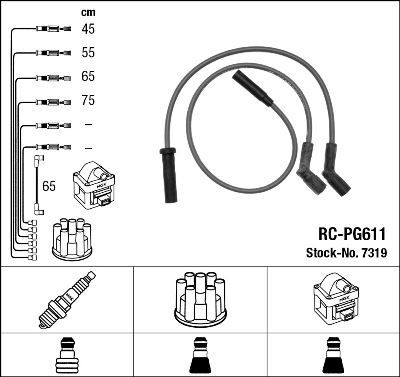 RC-PG611 ATEŞLEME KABLOSU