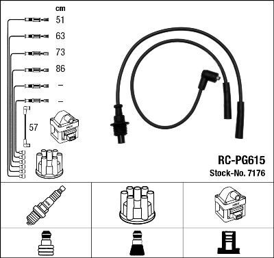 RC-PG615 ATEŞLEME KABLOSU