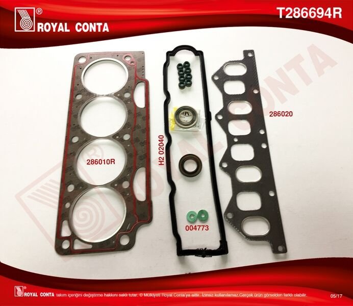 ÜST TAKIM CONTA CLIO I 91> 1.8 LAGUNA-MEGANE I 95>  1.8-2.0 (F3P 710/F3P 714) (SÜPER KALİTE)