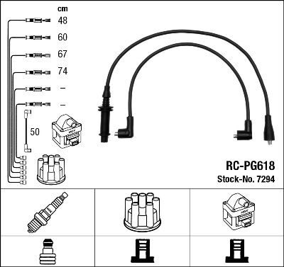 RC-PG618 ATEŞLEME KABLOSU