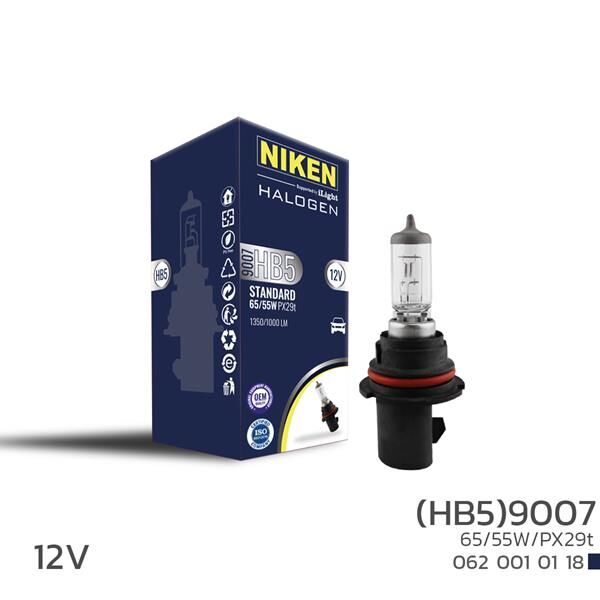 NIKEN 9007 (HB5) 65W/55W HALOJEN AMPUL PX29t (12V)