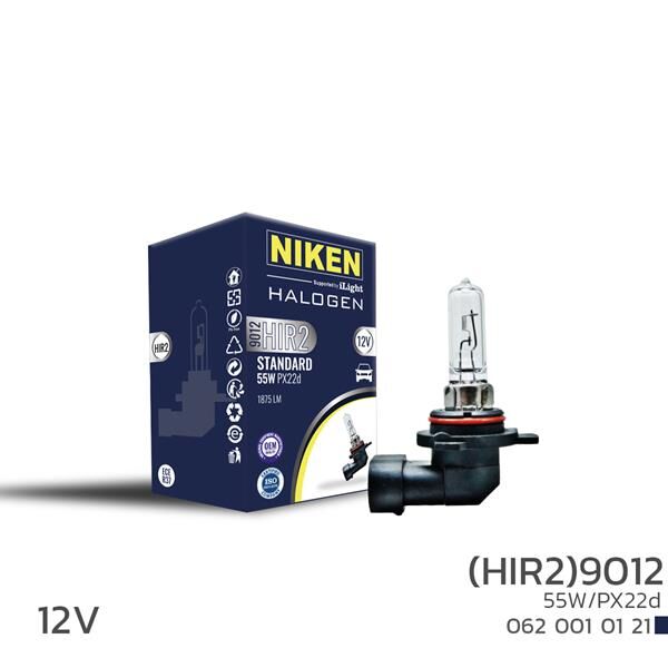 NIKEN 9012 (HIR2) 55W HALOJEN AMPUL PX22d (12V)