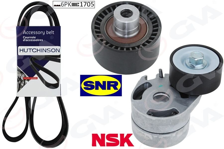 ALTERNATÖR GERGİ KİTİ KÜTÜKLÜ P206-XSARA 1.4HDİ-P407-BERLINGO-C5- 1.6 HDİ (KLİMALI) (K026PK1708)