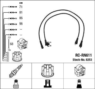 RC-RN611 ATEŞLEME KABLOSU