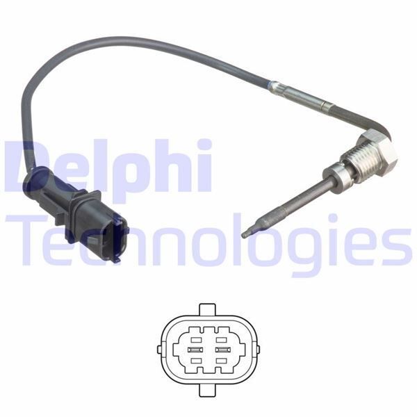 EGZOZ GAZI SICAKLIK SENSÖRÜ FIAT 500L 13> 1.6D MTJ