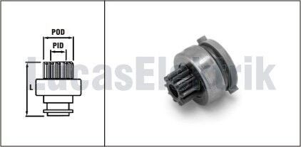 MARS DISLISI MOTOCRAFT TIP 10 DIS FORD FOCUS (15824 / 1006209824)