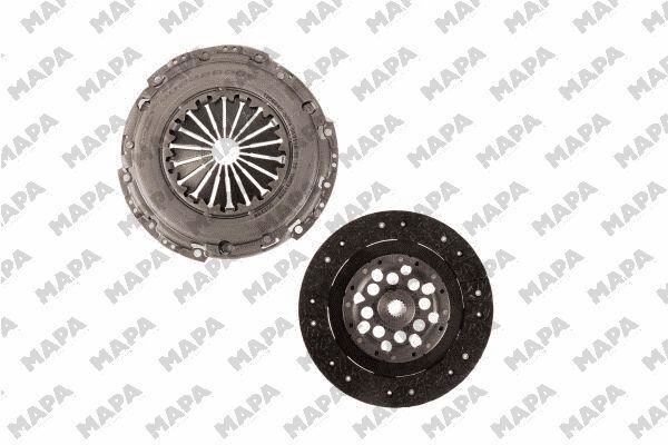 DEBRİYAJ SETİ (BASKI+DİSK) BERLINGO 1.6 HDI 10=> C3 II 1.6 HDI 09=> 207-308 1.6 16V 07=> (5FX-EP6DT)