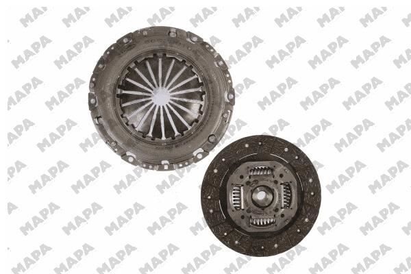 DEBRİYAJ SETİ (BASKI+DİSK) C4 2.0i 16V 07=> C5 1.8 16V-2.0 16V  05=>