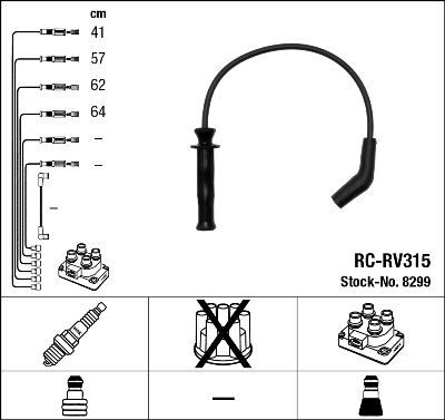 RC-RV315 ATEŞLEME KABLOSU