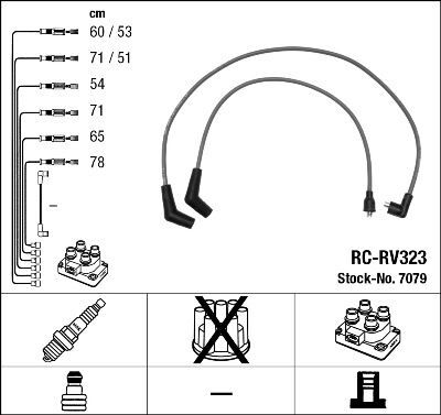 RC-RV323 ATEŞLEME KABLOSU