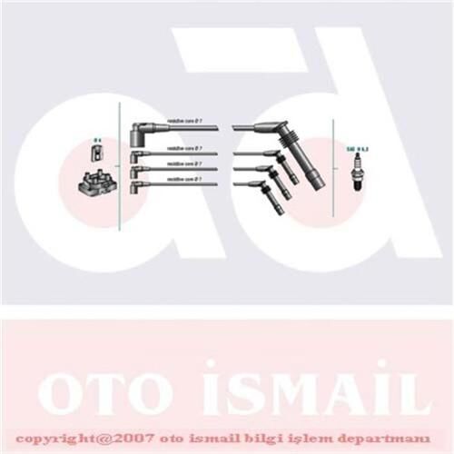 BUJİ KABLOSU TAKIMI ASTRA F 91>98 VECTRA A 88>95 1.8-2.0İ (18SV-C18NZ-20NE-C20NE) VECTRA B 1.6 16LZ2