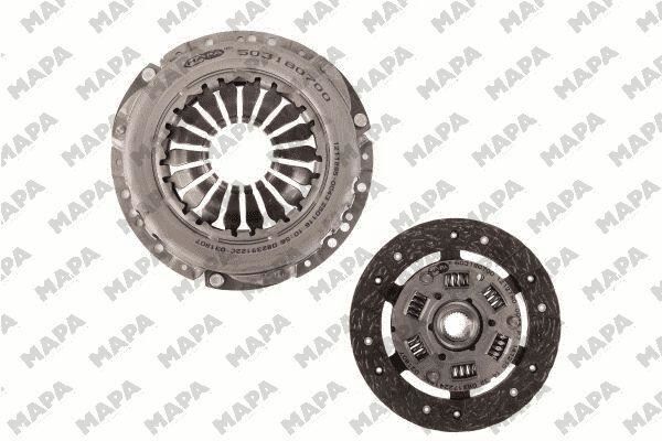 DEBRİYAJ SETİ (BASKI+DİSK) CLIO III-MODUS 1.2 16V 09/04>(D4F.7.40-JH3)