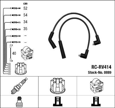 RC-RV414 ATEŞLEME KABLOSU