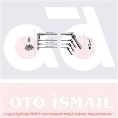 BUJİ KABLOSU TAKIMI OPEL CORSA B-COMBO B-ASTRA F (93>00) 1.2-1.4İ (C12NZ-X12SZ-14NZ-X14SZ)