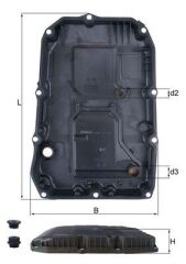 OTOMATIK SANZIMAN YAG KARTERI 9G-Tronic MERCEDES W205 W213 W222 W223 C257 C292 W166 W447 B907 B910