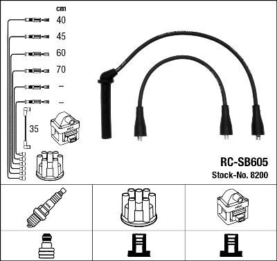 RC-SB605 ATEŞLEME KABLOSU