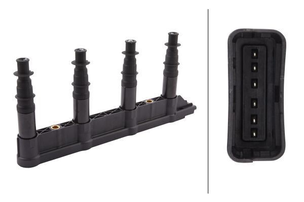 ATEŞLEME BOBİNİ C2 1.4 16V (06=> C3 1.4 (03=> C4 1.4 16V (03=>11) P207 1.4 (06-13) P206 1.4 P307 1.4 9651710680