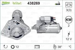MARS MOTORU (12V 2kW 12 DIS) MERCEDES VITO OM622 W447 14> . RENAULT FLUENCE MEGANE SCENIC TALISMAN TRAFIC . NISSAN QASHQAI R9M 1.6 dCi