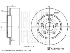 FREN DİSKİ COROLLA XII.COROLLA XII WAGON