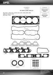 ÜST TAKIM CONTASI (KEÇELİ) ASTRA G-VECTRA B-ZAFIRA 1.6 16V (X16XEL/ECOTEC)