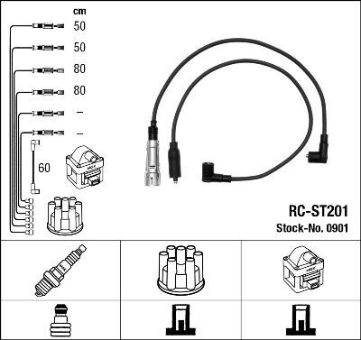 RC-ST201 ATEŞLEME KABLOSU