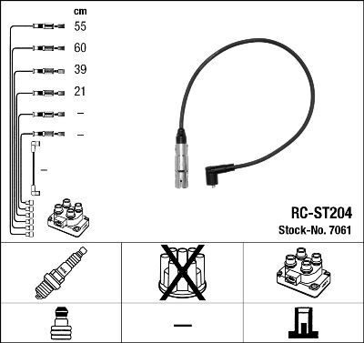 RC-ST204 ATEŞLEME KABLOSU
